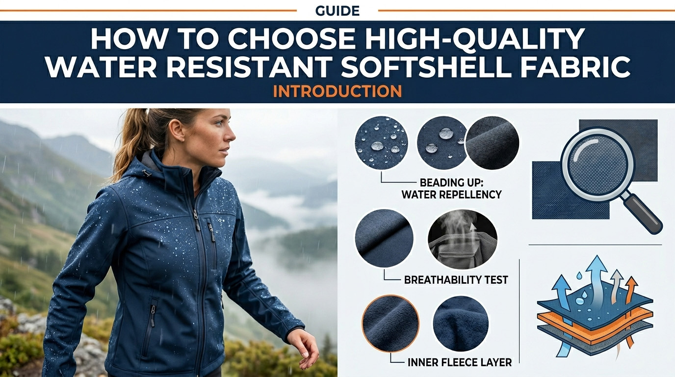 Како да изберете висококвалитетна водоотпорна ткаенина од Softshell