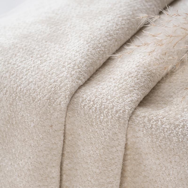 Snowflake Fleece Chenille Curtain Fabric