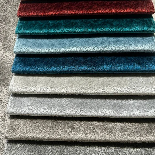 Сјајна кадифена ткаенина за софа